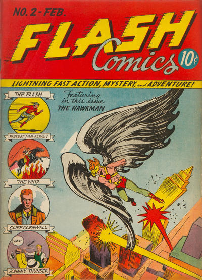 Cover for Flash Comics (DC, 1940 series) #2