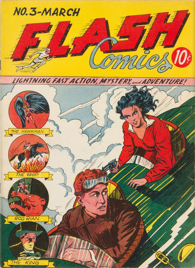 Cover for Flash Comics (DC, 1940 series) #3