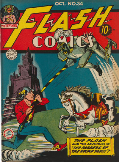 Cover for Flash Comics (DC, 1940 series) #34