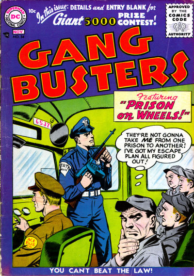 Cover for Gang Busters (DC, 1947 series) #54