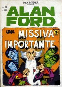 Cover for Alan Ford (Editoriale Corno, 1969 series) #78