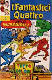 Cover Thumbnail for I Fantastici Quattro (Editoriale Corno, 1971 series) #29