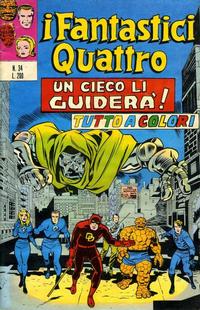 Cover for I Fantastici Quattro (Editoriale Corno, 1971 series) #34