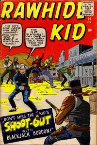 Cover for The Rawhide Kid (Marvel, 1960 series) #20