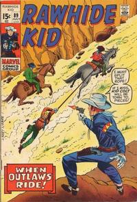 Cover for The Rawhide Kid (Marvel, 1960 series) #89