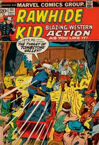 Cover Thumbnail for The Rawhide Kid (Marvel, 1960 series) #111