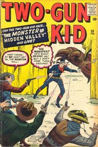 Cover Thumbnail for Two Gun Kid (Marvel, 1953 series) #58