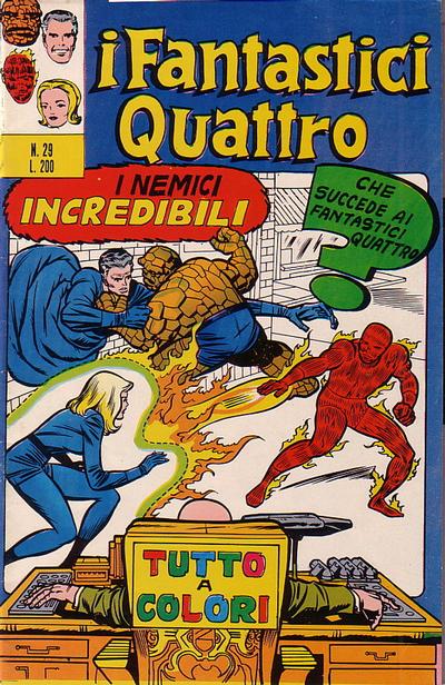 Cover for I Fantastici Quattro (Editoriale Corno, 1971 series) #29