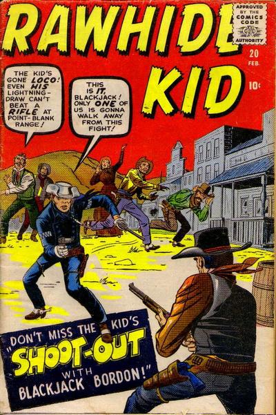 Cover for The Rawhide Kid (Marvel, 1960 series) #20