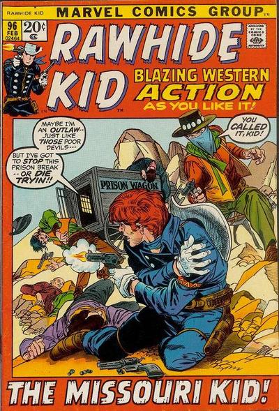 Cover for The Rawhide Kid (Marvel, 1960 series) #96