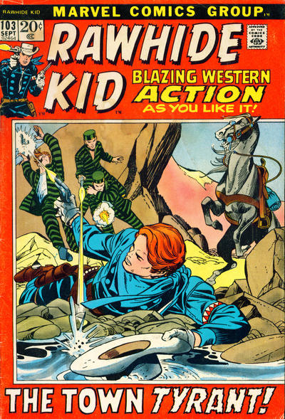 Cover for The Rawhide Kid (Marvel, 1960 series) #103