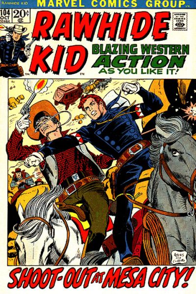 Cover for The Rawhide Kid (Marvel, 1960 series) #104