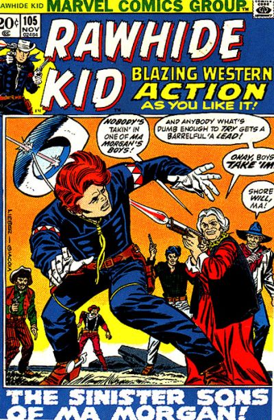 Cover for The Rawhide Kid (Marvel, 1960 series) #105