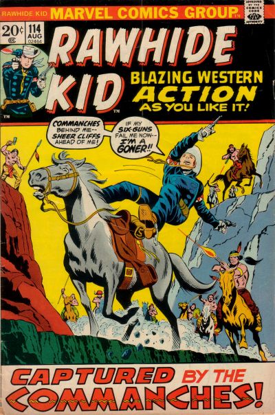 Cover for The Rawhide Kid (Marvel, 1960 series) #114