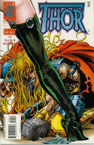 Cover for Thor (Marvel, 1966 series) #492 [Direct Edition]