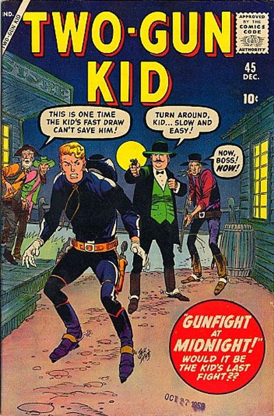 Cover for Two Gun Kid (Marvel, 1953 series) #45