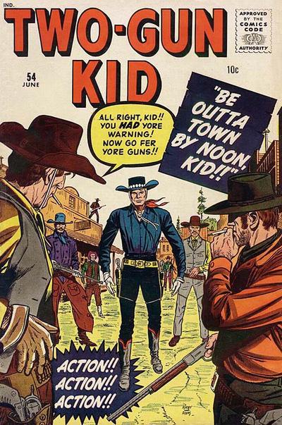 Cover for Two Gun Kid (Marvel, 1953 series) #54