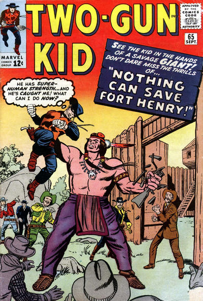 Cover for Two Gun Kid (Marvel, 1953 series) #65