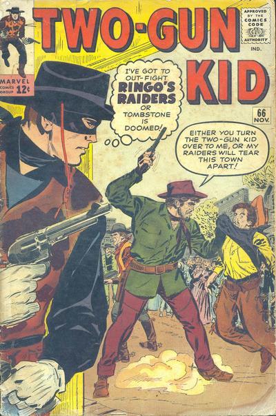 Cover for Two Gun Kid (Marvel, 1953 series) #66