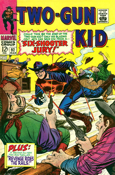 Cover for Two Gun Kid (Marvel, 1953 series) #92