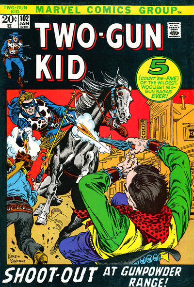 Cover for Two Gun Kid (Marvel, 1953 series) #102