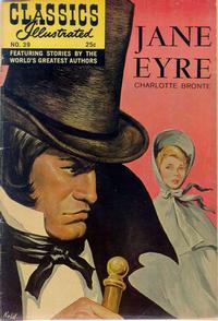Cover Thumbnail for Classics Illustrated (Gilberton, 1947 series) #39 - Jane Eyre [HRN 166 - Second Painted Cover - 25¢]