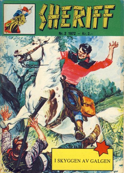Cover for Sheriff (Serieforlaget / Se-Bladene / Stabenfeldt, 1968 series) #2/1972