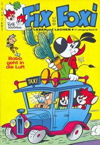 Cover Thumbnail for Fix und Foxi (Gevacur, 1966 series) #v17#18