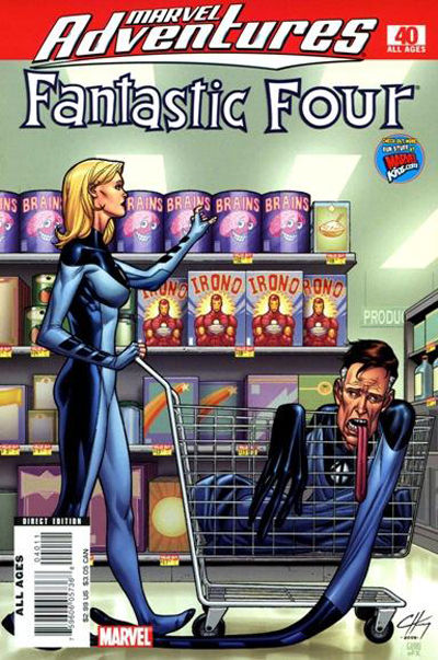 Cover for Marvel Adventures Fantastic Four (Marvel, 2005 series) #40