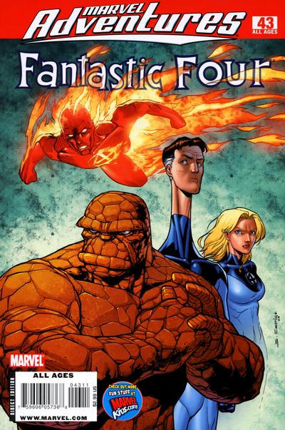 Cover for Marvel Adventures Fantastic Four (Marvel, 2005 series) #43