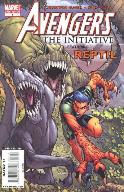 Cover for Avengers: The Initiative Featuring Reptil (Marvel, 2009 series) #1