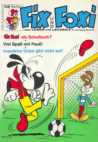 Cover for Fix und Foxi (Gevacur, 1966 series) #v19#21