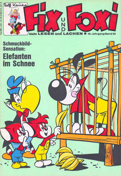 Cover for Fix und Foxi (Gevacur, 1966 series) #v19#33