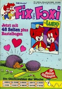 Cover Thumbnail for Fix und Foxi (Pabel Verlag, 1953 series) #v31#32