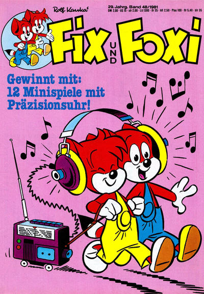 Cover for Fix und Foxi (Pabel Verlag, 1953 series) #v29#48