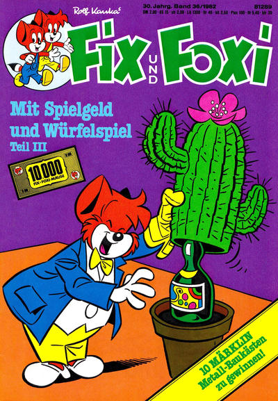 Cover for Fix und Foxi (Pabel Verlag, 1953 series) #v30#36