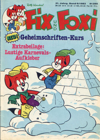 Cover for Fix und Foxi (Pabel Verlag, 1953 series) #v31#6