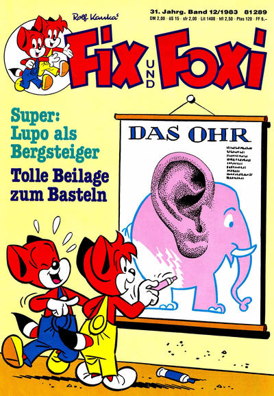 Cover for Fix und Foxi (Pabel Verlag, 1953 series) #v31#12