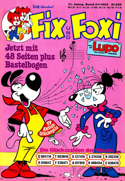 Cover for Fix und Foxi (Pabel Verlag, 1953 series) #v31#31