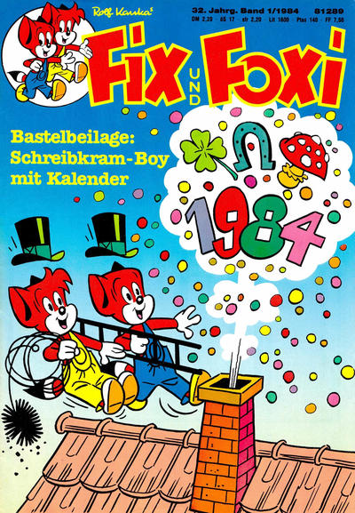 Cover for Fix und Foxi (Pabel Verlag, 1953 series) #v32#1
