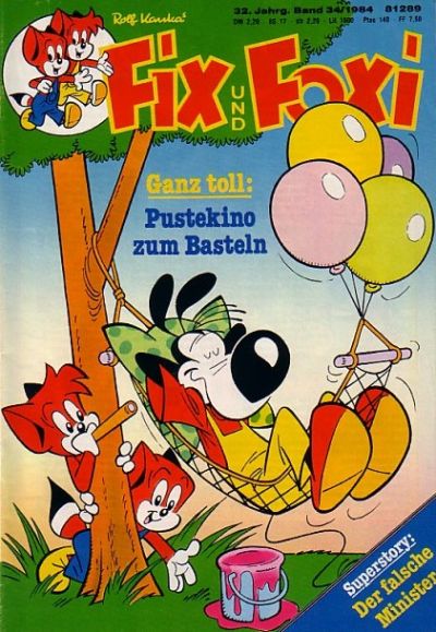 Cover for Fix und Foxi (Pabel Verlag, 1953 series) #v32#34