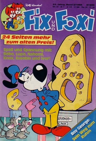 Cover for Fix und Foxi (Pabel Verlag, 1953 series) #v33#2