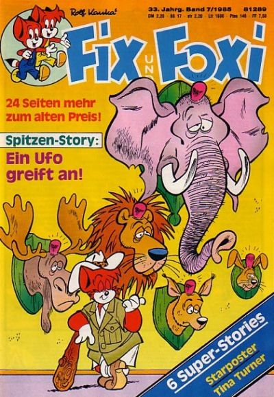 Cover for Fix und Foxi (Pabel Verlag, 1953 series) #v33#7