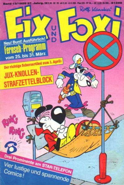 Cover for Fix und Foxi (Pabel Verlag, 1953 series) #v37#13
