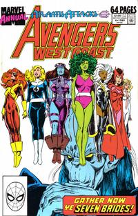 Cover Thumbnail for The West Coast Avengers Annual (Marvel, 1986 series) #4 [Direct]