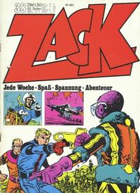 Cover for Zack (Koralle, 1972 series) #38/1972