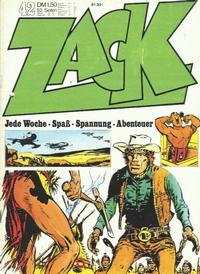 Cover for Zack (Koralle, 1972 series) #42/1972