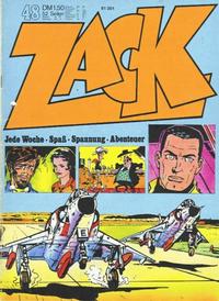 Cover Thumbnail for Zack (Koralle, 1972 series) #48/1972