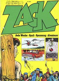 Cover Thumbnail for Zack (Koralle, 1972 series) #49/1972