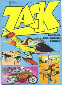 Cover Thumbnail for Zack (Koralle, 1972 series) #1/1973